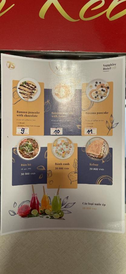 Sapphire Hotel Hue Bagian luar foto