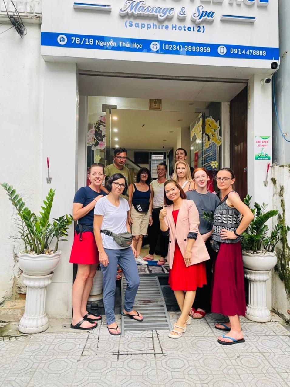 Sapphire Hotel Hue Bagian luar foto